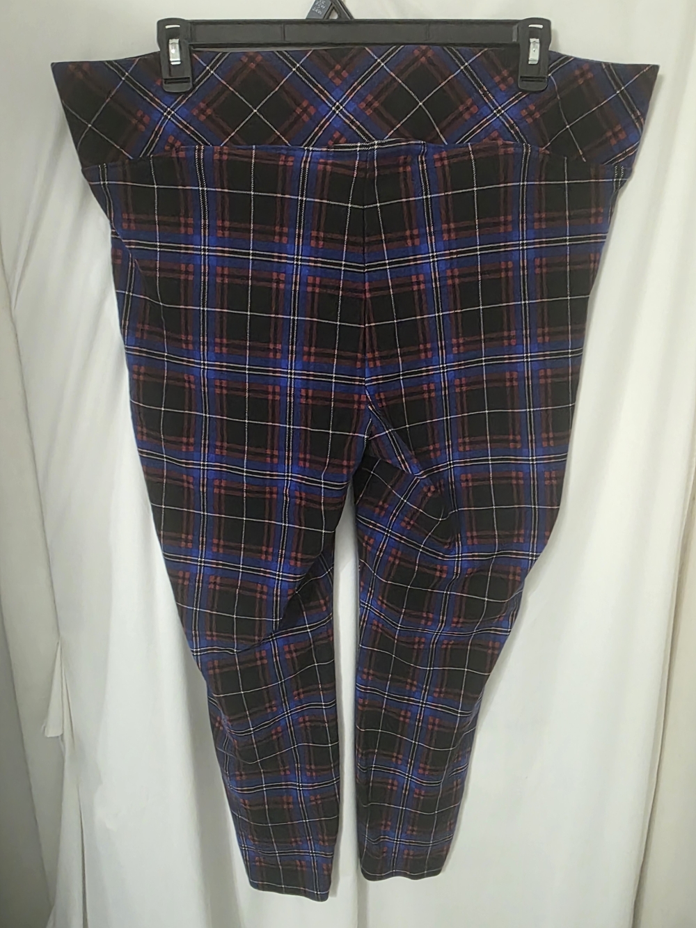 torrid Black, Blue & Red Plaid Cropped Pants